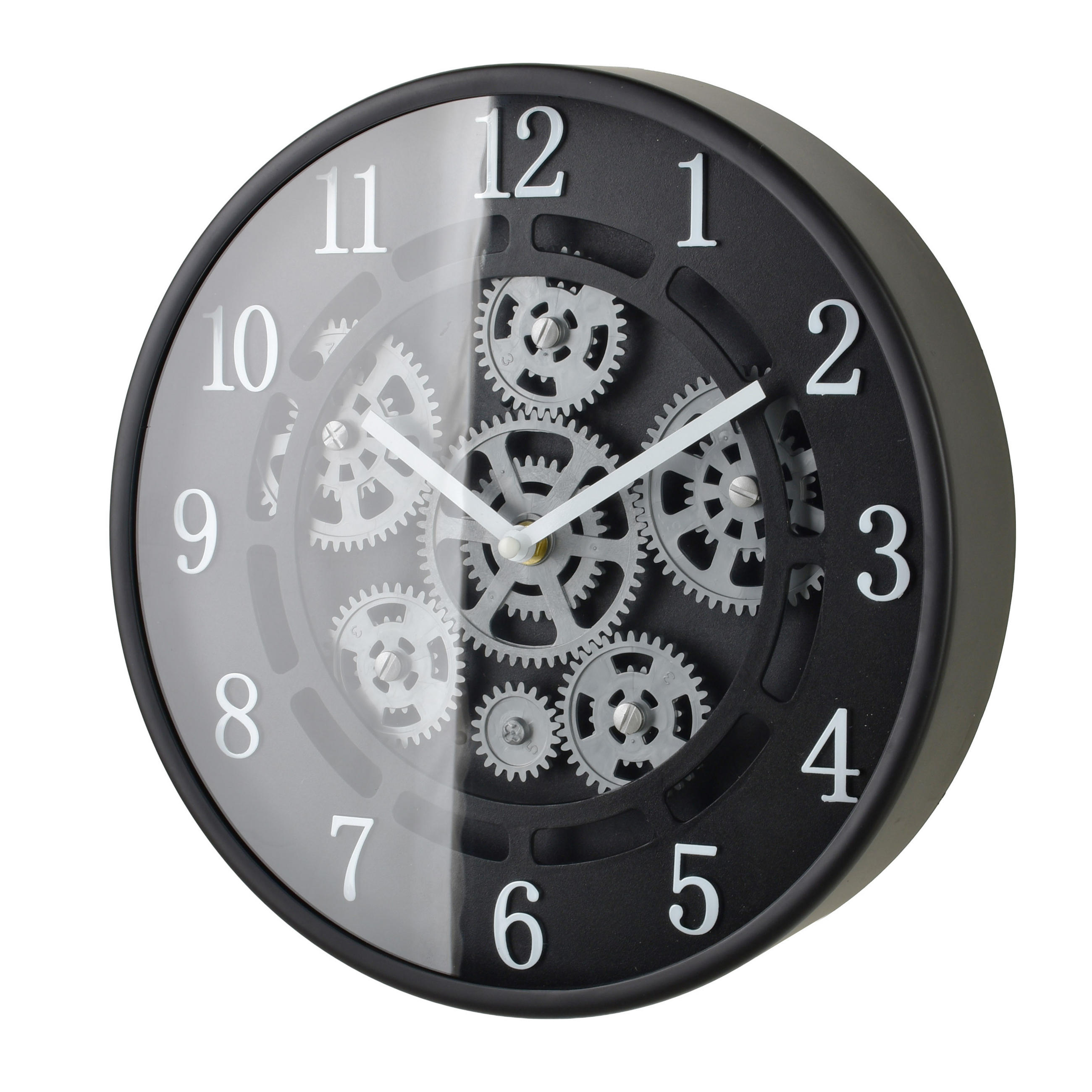 WANDUHR Ramsey Schwarz 30x30x5 cm Kunststoff - Schwarz, Kunststoff (5/30/30cm) - Mondex