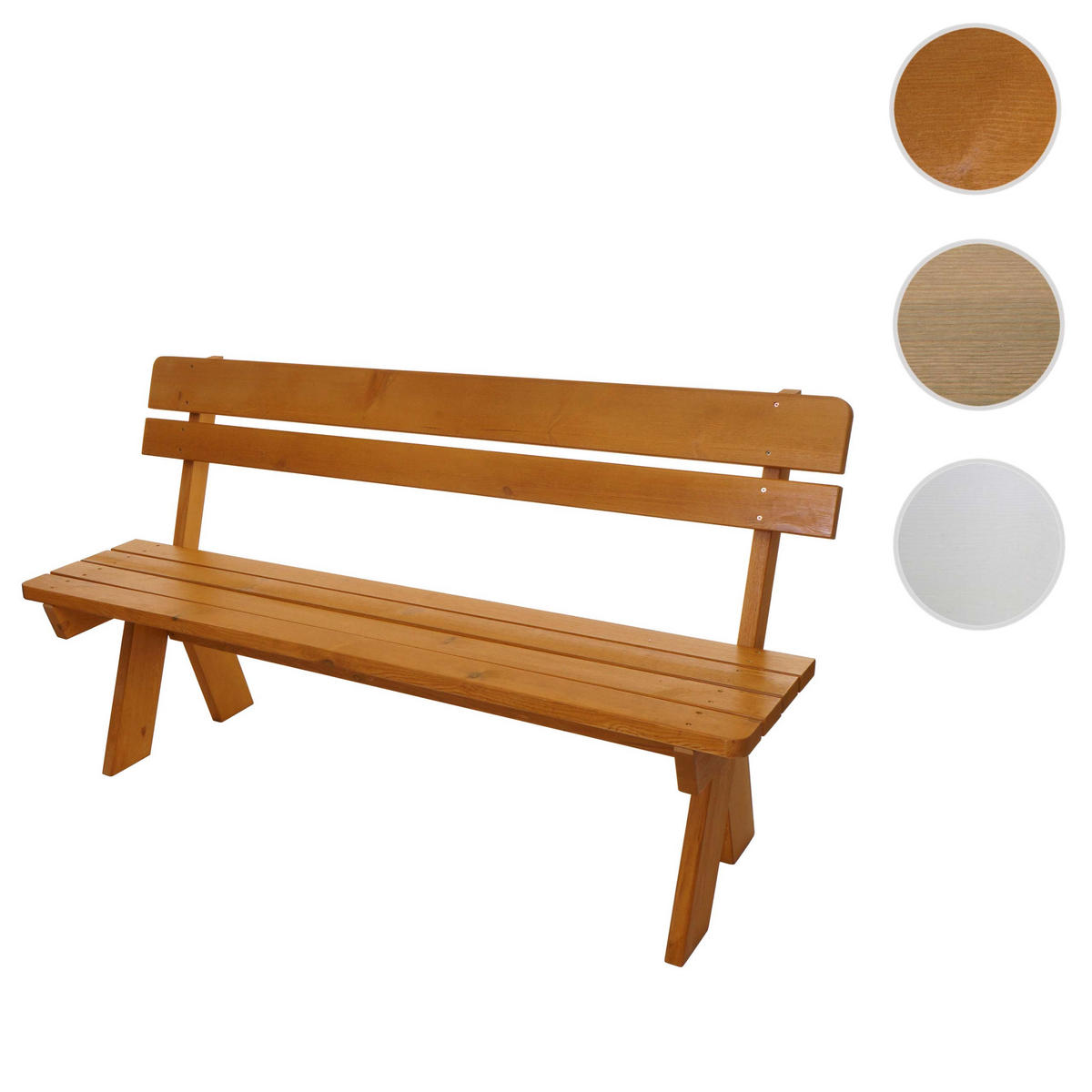 GARTENBANK Braun - Braun, Holz (148/86/54cm) - MCW