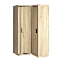 ECKKLEIDERSCHRANK Dallas D-21 100 x 192 x 114 cm Eiche Sonoma - Sonoma Eiche, Holzwerkstoff/Kunststoff (100/192/114cm) - Koseto