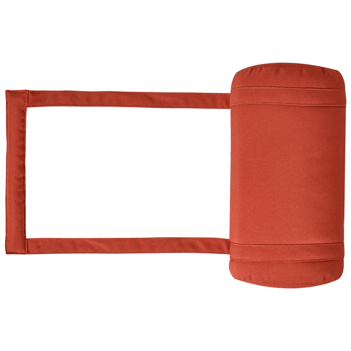 LIEGENAUFLAGE Rot 56/192 cm Cesana Premium - Rot, Textil (192/5/56cm) - Beliani