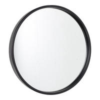 WANDSPIEGEL Boston Schwarz - Schwarz, Metall (35/35/4cm) - Fragix