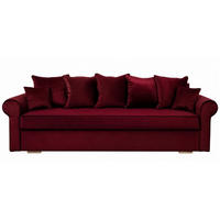 SOFA Rosa Vivia - Pink, Holzwerkstoff (237/100/85cm) - Sepro Meble