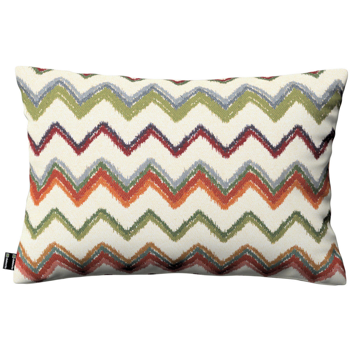 KISSENHÜLLE Cosy Home beige- grün, 60x40 cm - Grün, Textil (60/40cm) - Dekoria
