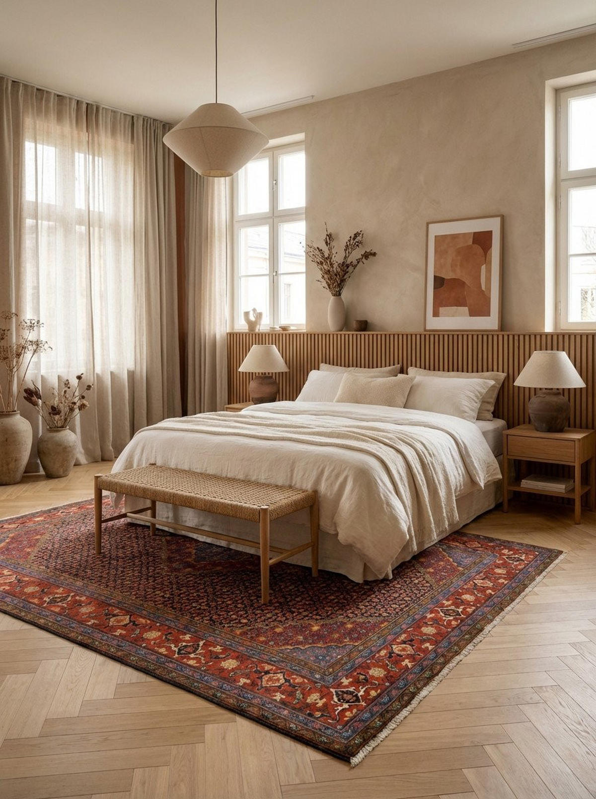 TEPPICH Ardebil Blau 297/200 cm Schurwolle - Blau, Textil (200/297cm) - Looma