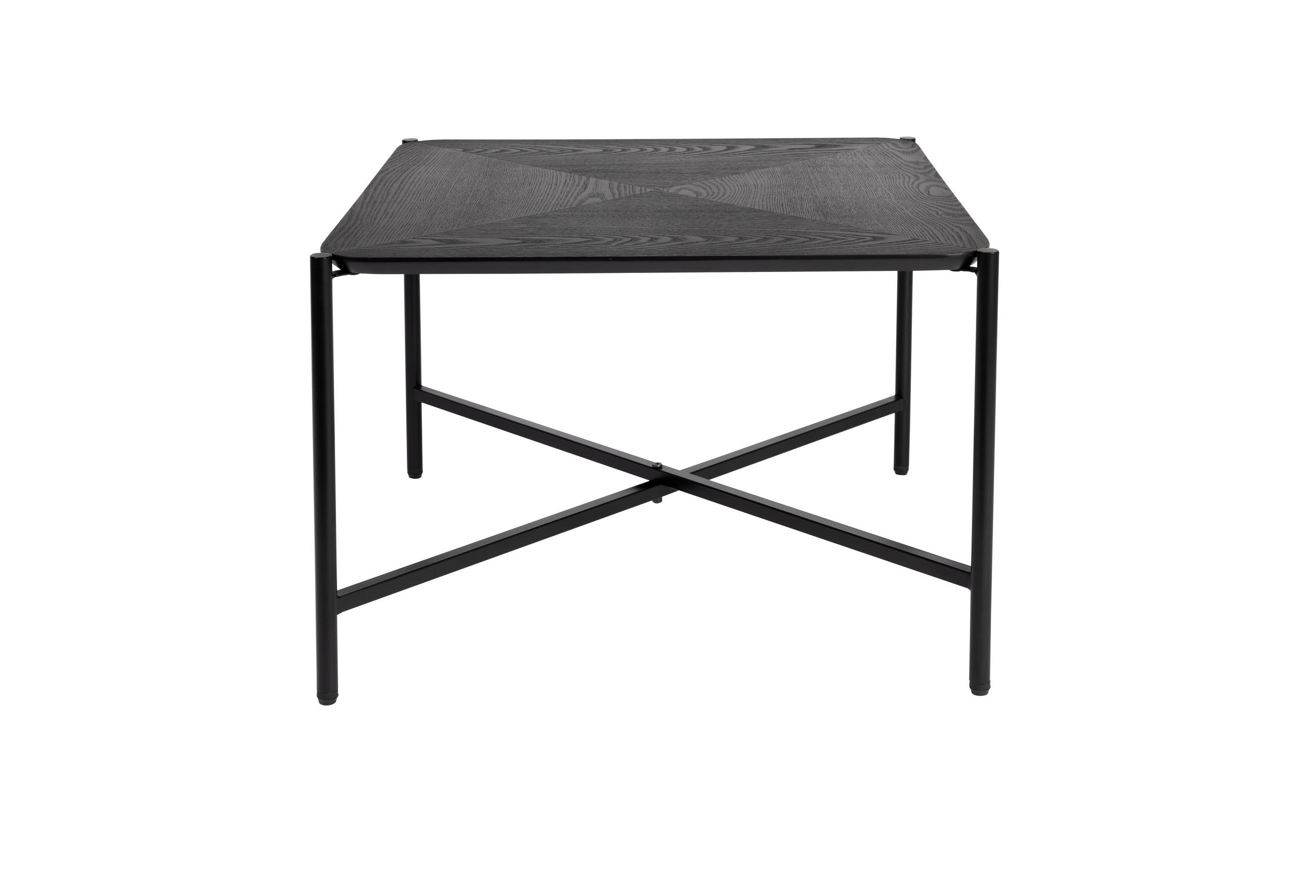COUCHTISCH Marcio - Schwarz - 40/40/50 cm - Schwarz, Metall (40/40/50cm)