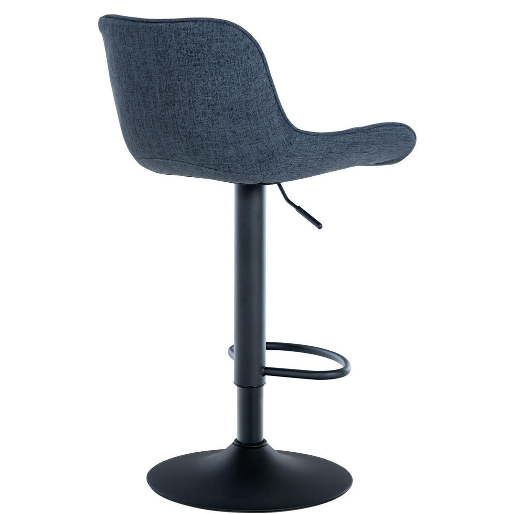 Thumbnail - CLP Barhocker, Blau, Textil, 48x81x54 cm, Esszimmer, Barmöbel, Barhocker