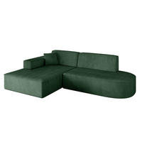 ECKSOFA Ottomane Links IREA-L1-v4 - 233x165x72,5 cm Grün - Grün, Holzwerkstoff/Textil (233/165cm) - ALTDECOR