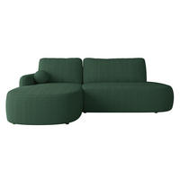 COLTAR Loridu O Reiat, Stanga - verde închis/negru, material plastic/material textil (274/174cm) - MIRJAN24