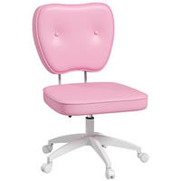 BÜROSTUHL, Rosa, Kunstleder, Kunststoff - Rosa, Kunststoff (59/92/46cm) - Vinsetto