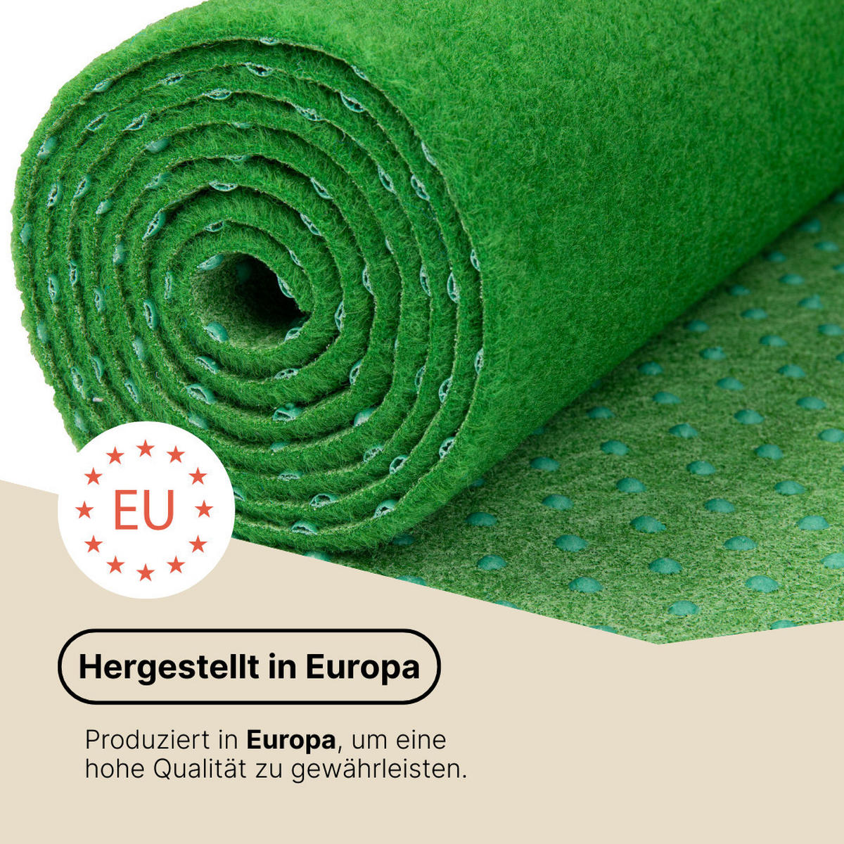 KUNSTRASEN Magic Forest 6,5 mm – Rasenteppich für Balkon, Terrasse & Garten, wetterfest 100/1000 cm - Grün, Textil (100/1000cm) - Tapiso