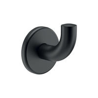 HAKEN D62x65mm Edelstahl matt schwarz - Schwarz, Metall (12/6/17cm) - Delabie