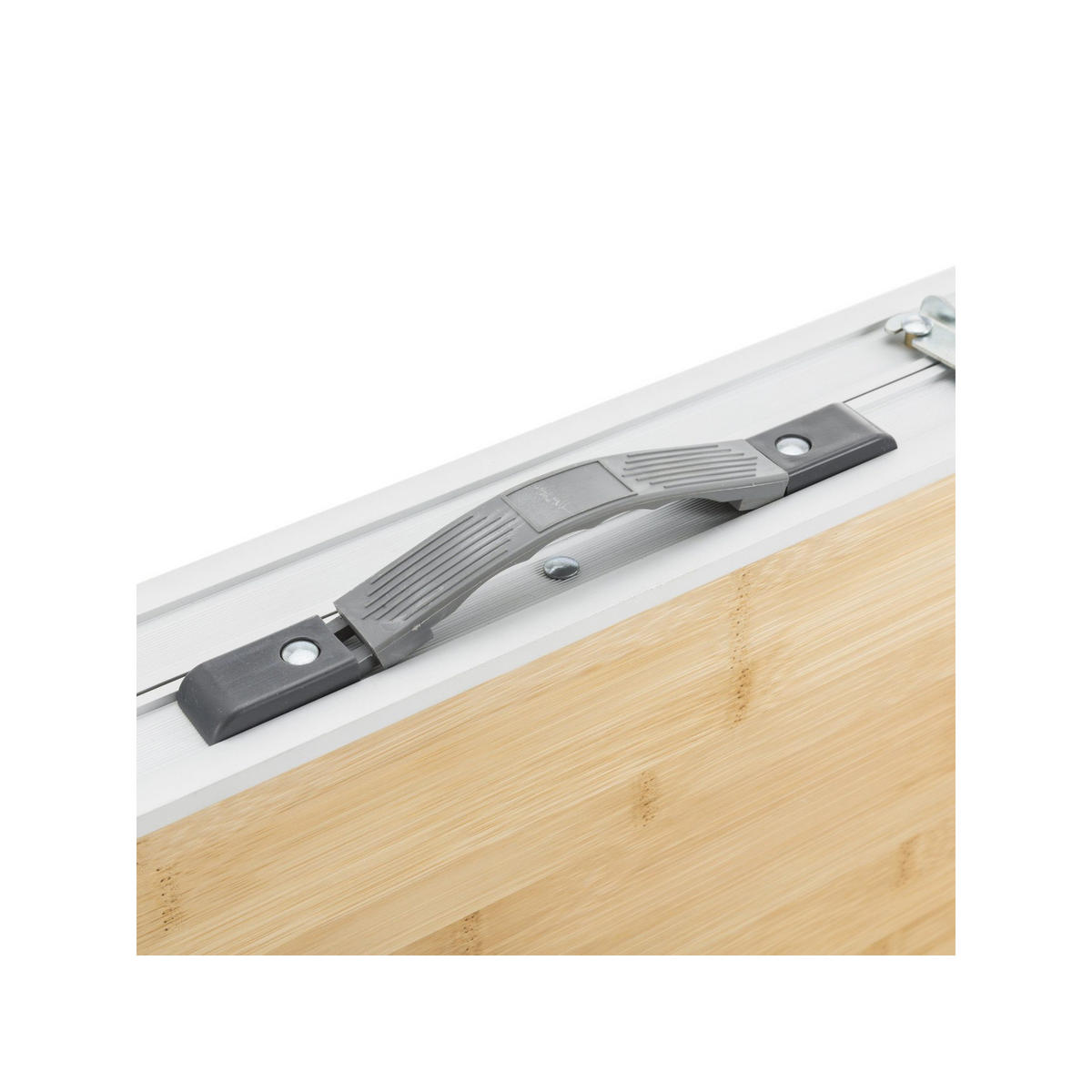 CAMPINGTISCH klappbar mit Tragegriff – Abgerundete Form - Braun, Metall (90/60/70cm) - Kingcamp