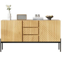 SIDEBOARD 140/40/75 cm Naturfarben aus Spanplatte mit höhenverstellbaren Einlegeböden - Naturfarben, Holzwerkstoff (40/75/150cm) - OKMYHOME