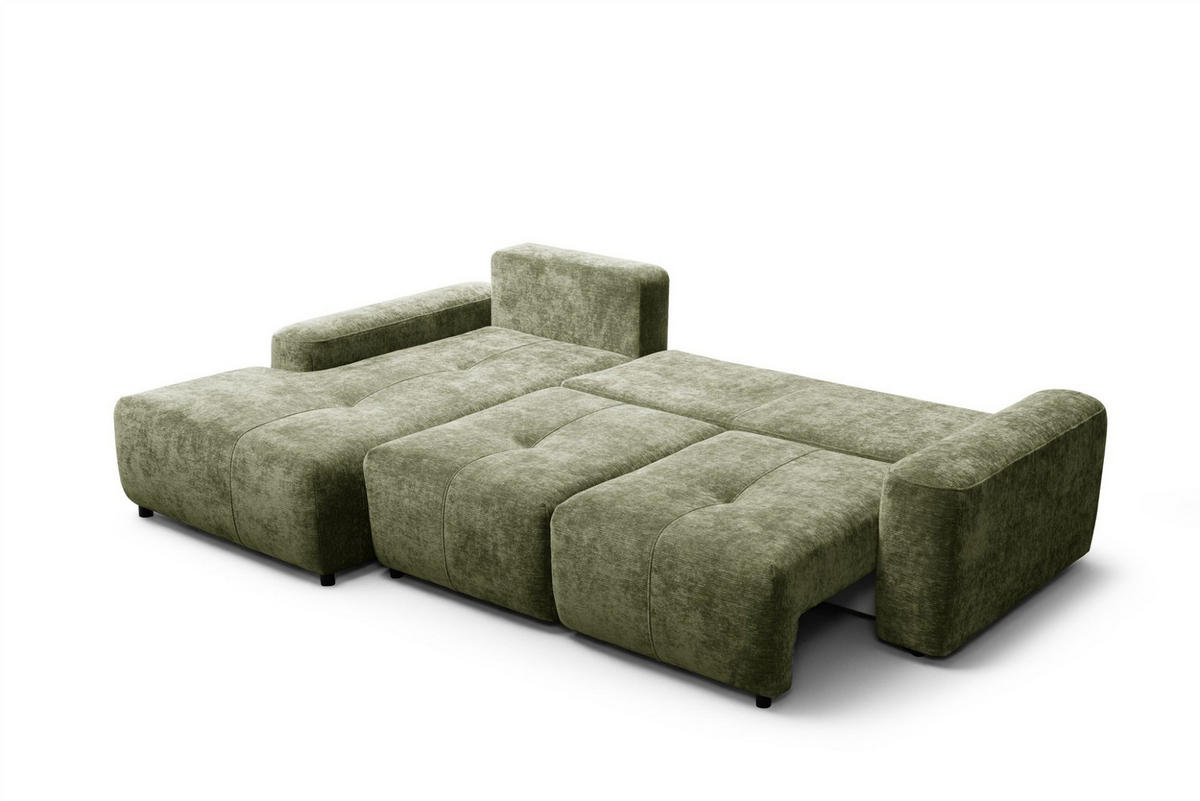 ECKSOFA Argos In Vibe - Grün, Holzwerkstoff/Textil (170/267cm) - Fun Möbel