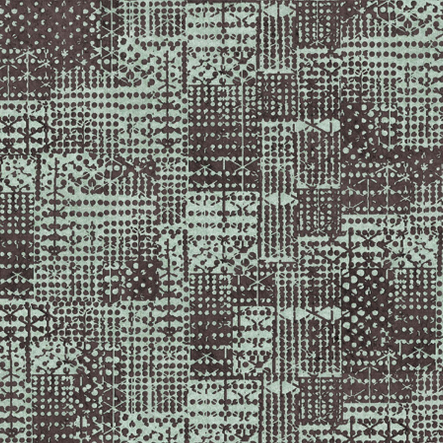 FOTOTAPETE kleine Punkte 424 x 280 cm - Grün, Papier (424/280cm) - Sanders & Sanders