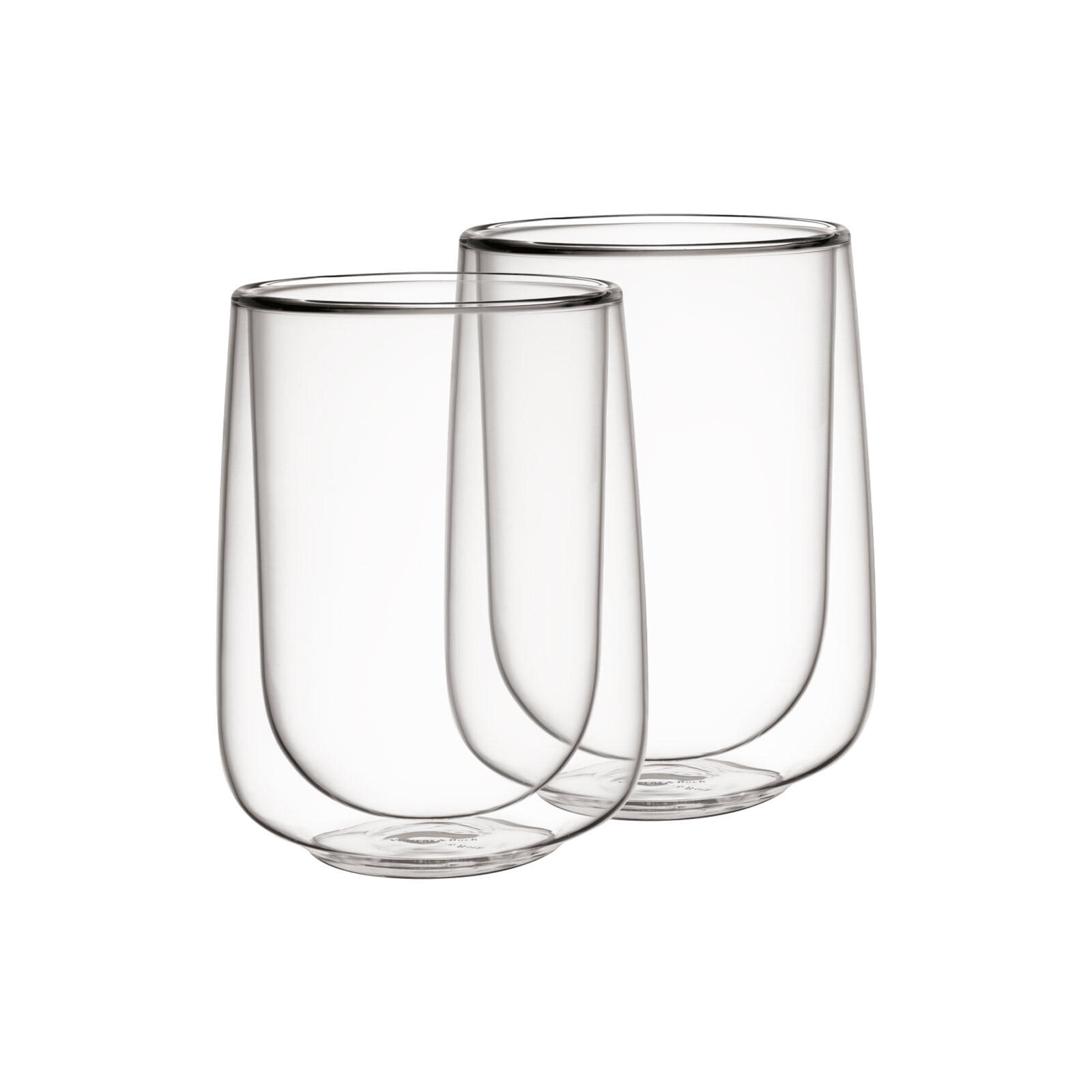 LATTE-MACCHIATO-BECHER Artesano Hot & Cold transparent 360 ml 2er Set - Transparent, Glas (0.36L) - Villeroy & Boch
