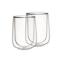 LATTE-MACCHIATO-BECHER Artesano Hot & Cold transparent 360 ml 2er Set - Transparent, Glas (0.36L) - Villeroy & Boch