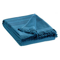 HAMMAM-TUCH Cancun stahlgrau 90 x 180 cm - Edelstahlfarben, Textil (90/180cm) - Vivaraise