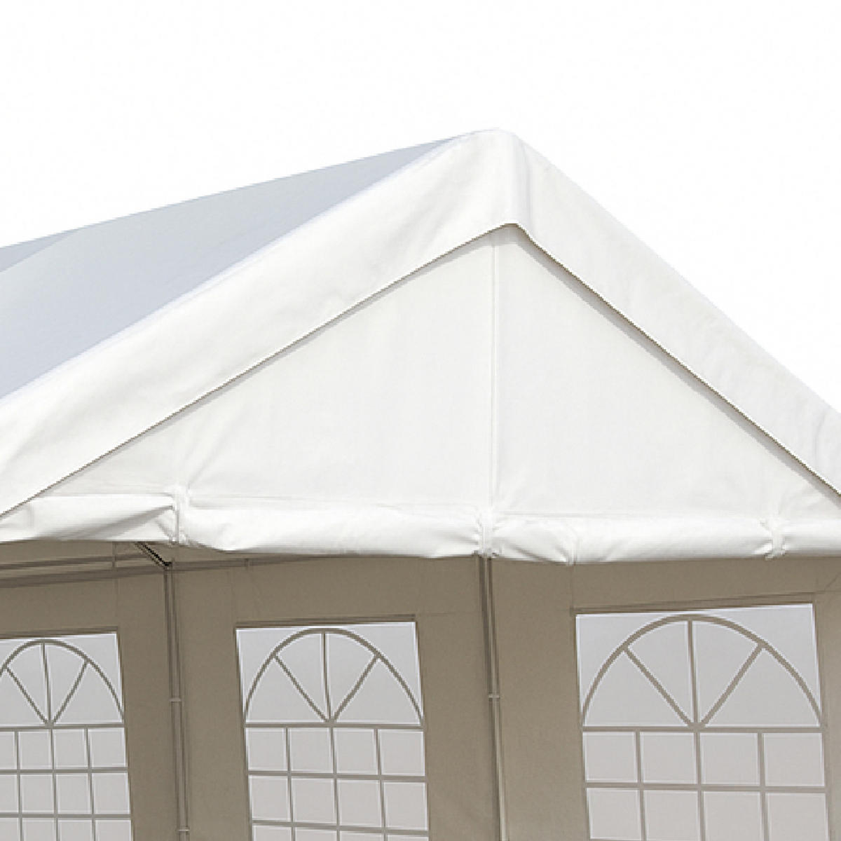 DACHPLANE Livingston - Zeltabdeckung für 3x6 Meter, PVC weiss 480g/m². BxTxH: 600x300x285 cm - Weiß, Kunststoff (600/0.3/300cm) - TPFGarden