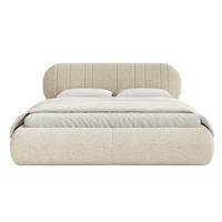 POLSTERBETT Asmelio Beige 140x200 cm - Beige, Kunststoff/Textil (140/200cm) - Selsey