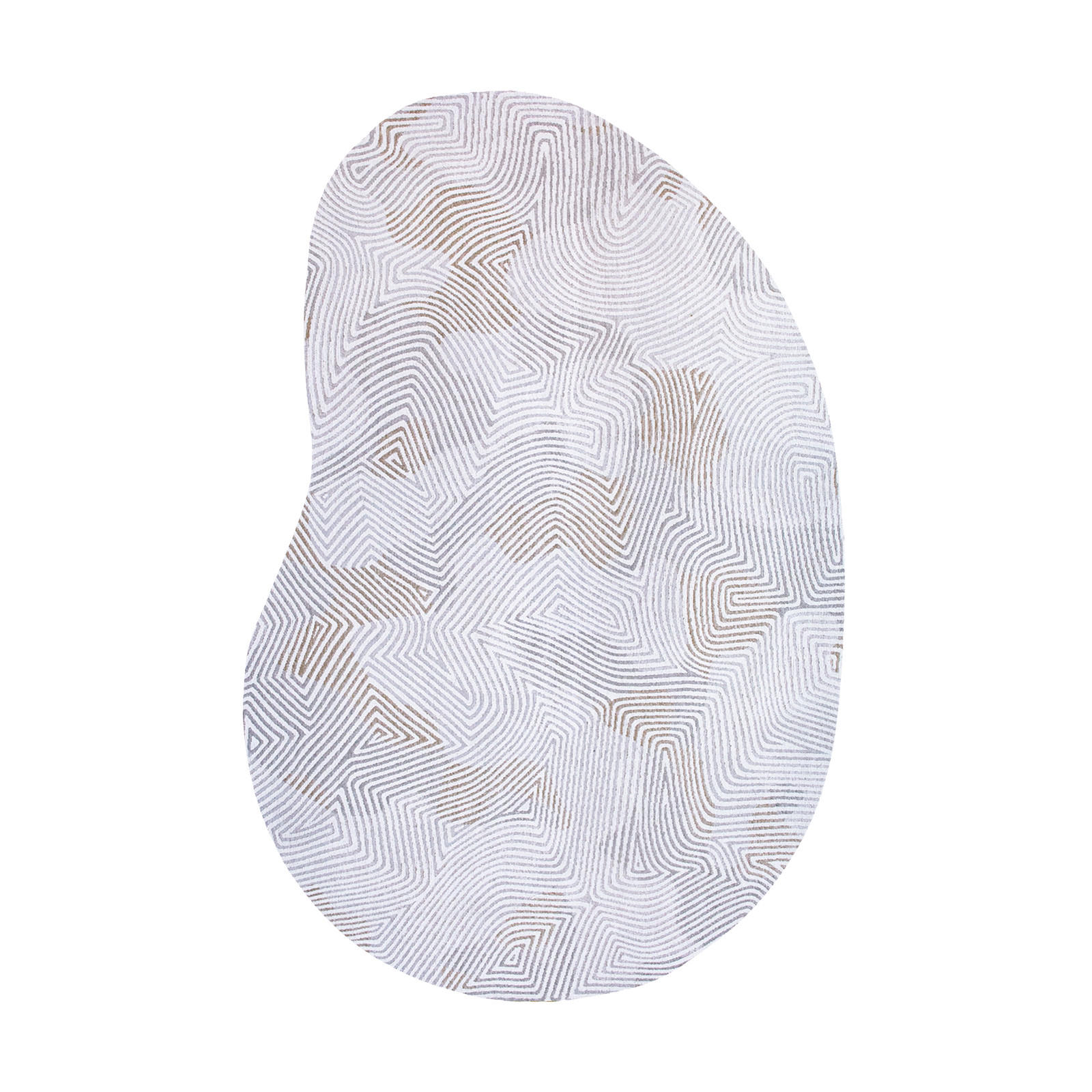 TEPIH Oyster White Meditation Coral 170/235 cm - siva, tekstil/plastika (170/235cm) - Louis De Poortere