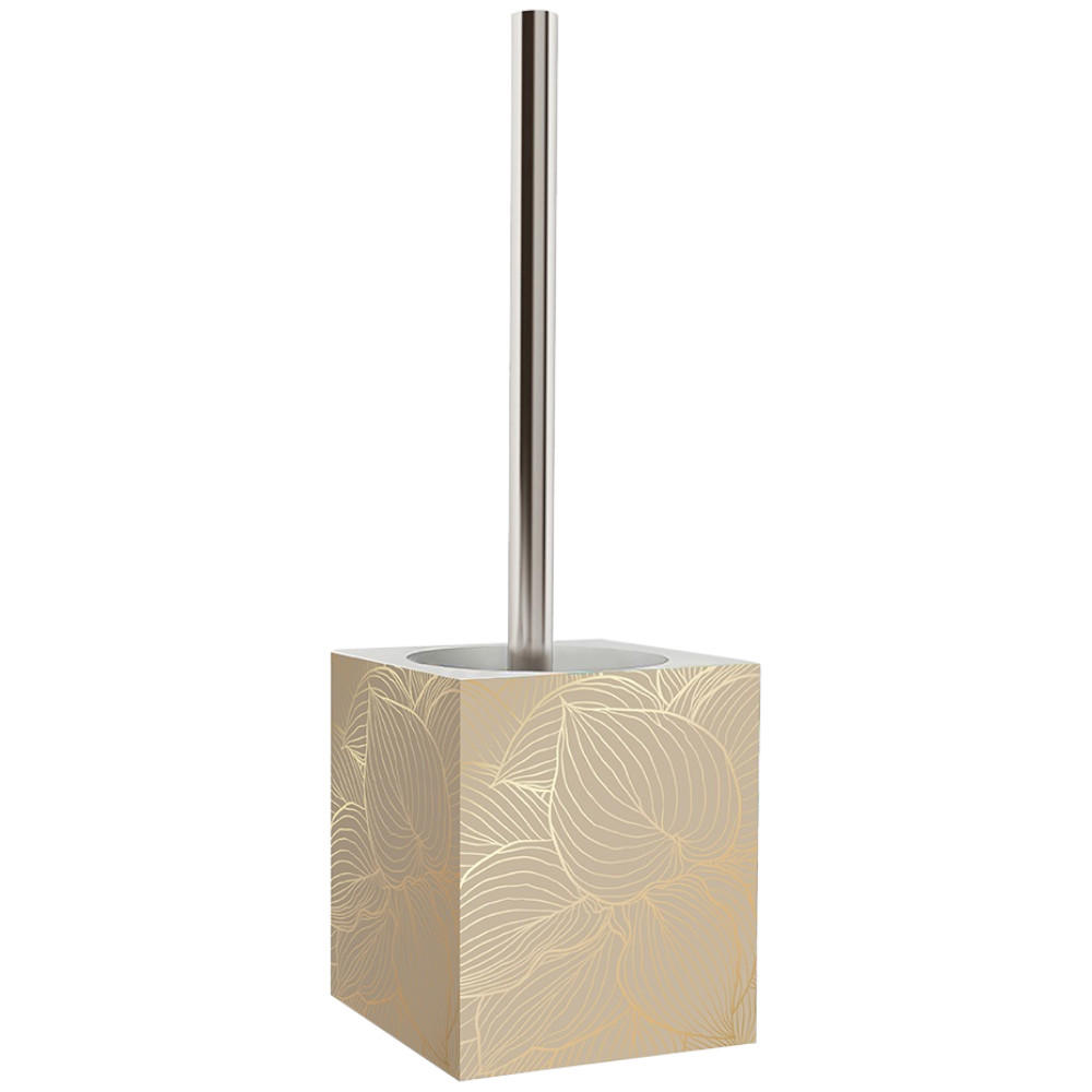 WC-BÜRSTE Hosta - Beige/Goldfarben, Kunststoff (10/37/10cm) - Sanilo