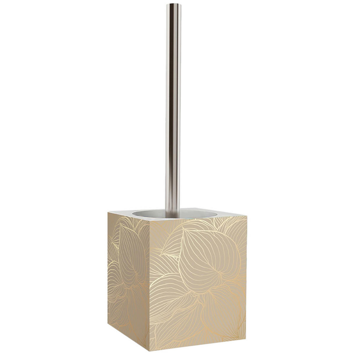 WC-BÜRSTE Hosta - Beige/Goldfarben, Kunststoff (10/37/10cm) - Sanilo