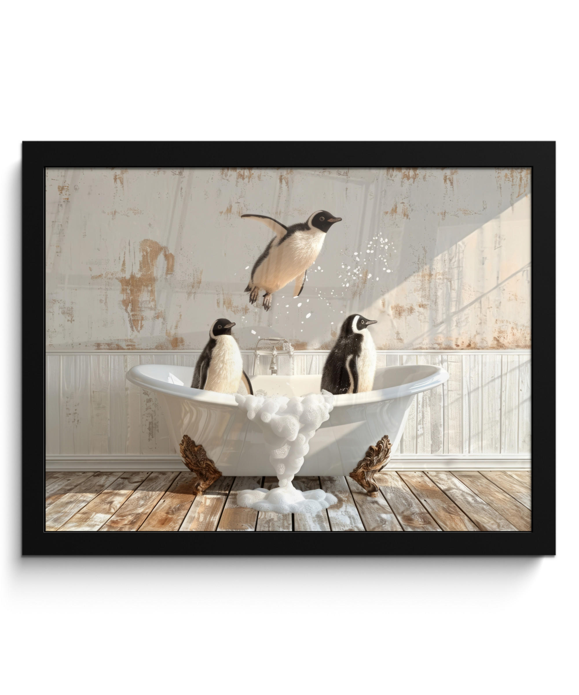 POSTER S OKVIROM Vintage 40x30 cm - crna, papir (40/30cm) - MuchoWow