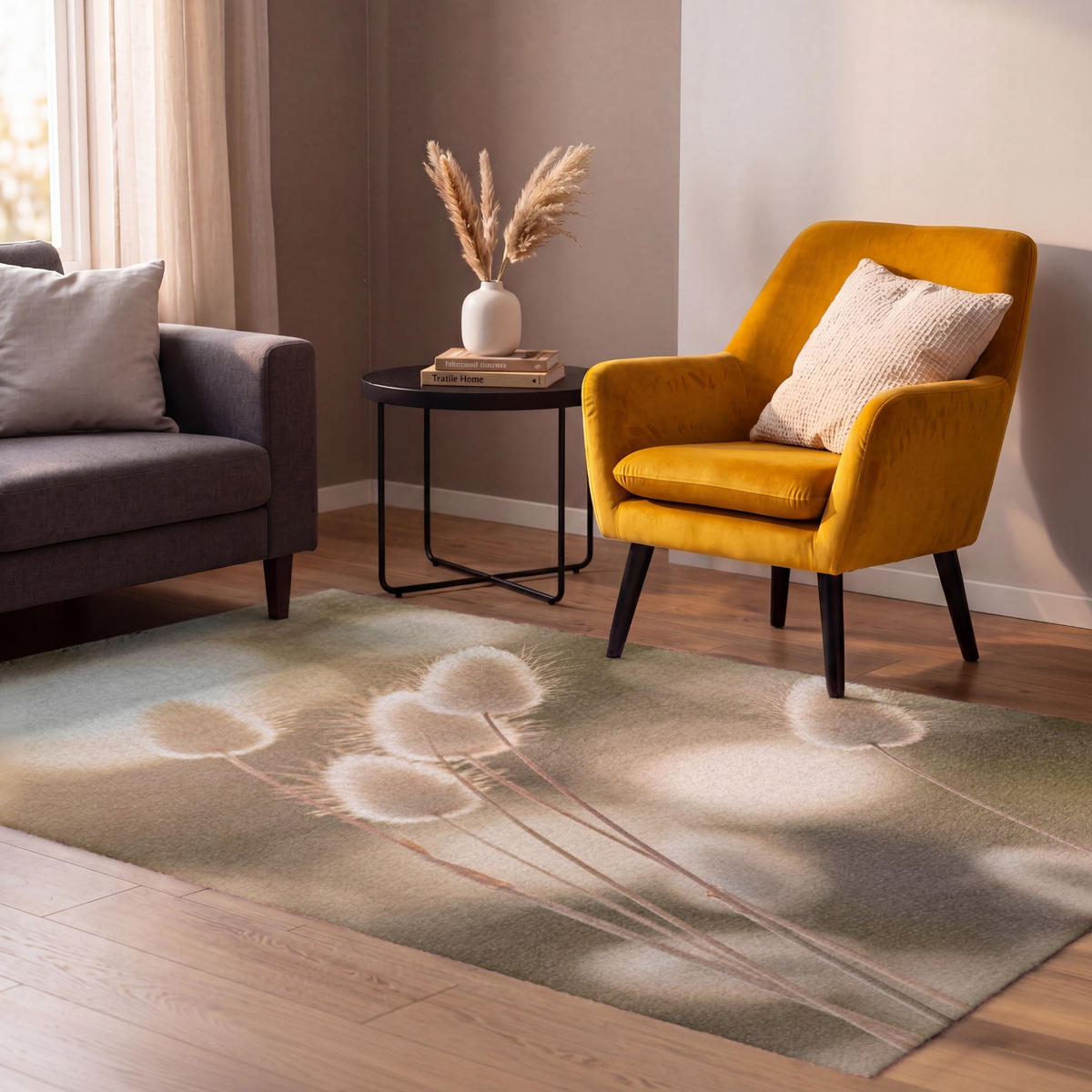 KOBERCE - Chvostoskok - Biely - Slnečné svetlo - 90x150 cm - béžová, textil/plast (90/0.4cm) - OnlyWow