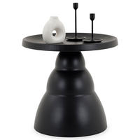 COUCHTISCH LORIS - Schwarz, Metall (50/50/48cm) - IDIMEX