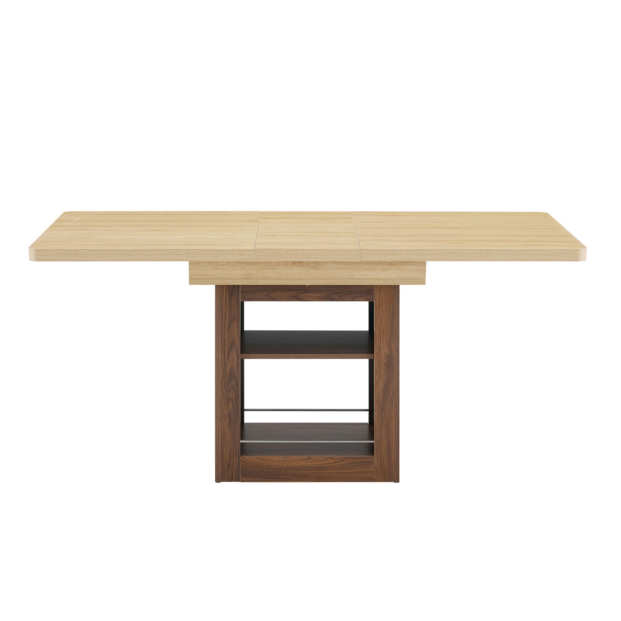 Meubliv Esstisch Braun 80x75.5x130 cm