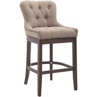 BARHOCKER Lakewood 109x55x57 cm taupe - Taupe, Textil (55/109/57cm) - furnicato