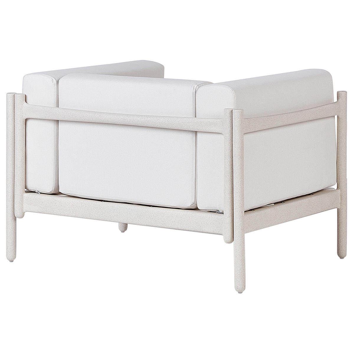 GARTENSESSEL 2er Set Beige Ferretti - Beige, Kunststoff (98/68/73cm) - Beliani