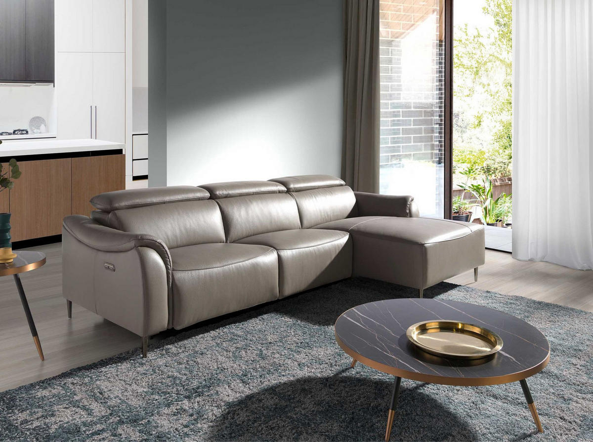 COUCHTISCH Runder Couchtisch aus Porzellanmarmor und schwarzem Stahl Ø90/30 cm - Schwarz/Bronzefarben, Stein/Metall (90/90/30cm) - ANGEL CERDA