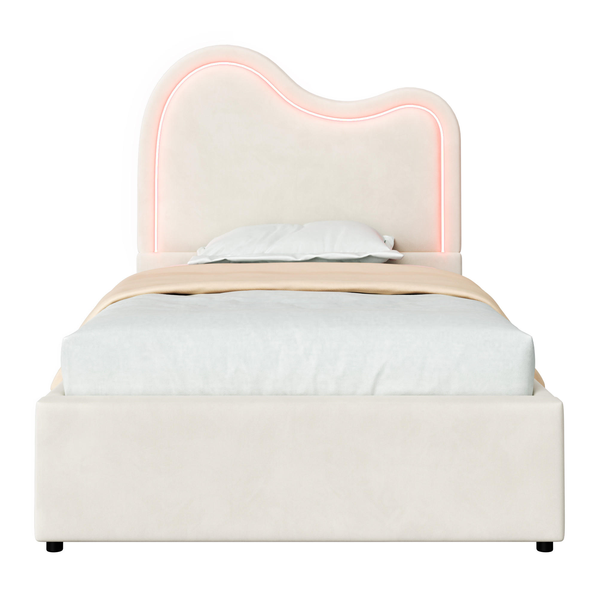 XXXLutz Polsterbett Beige