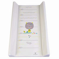 WICKELAUFLAGE Yogi 50 x 80 cm erhöhter Seitenrand, integriertes Maßband 10–70 cm, gepolstert - Weiß, Kunststoff (50/80cm) - Cangaroo