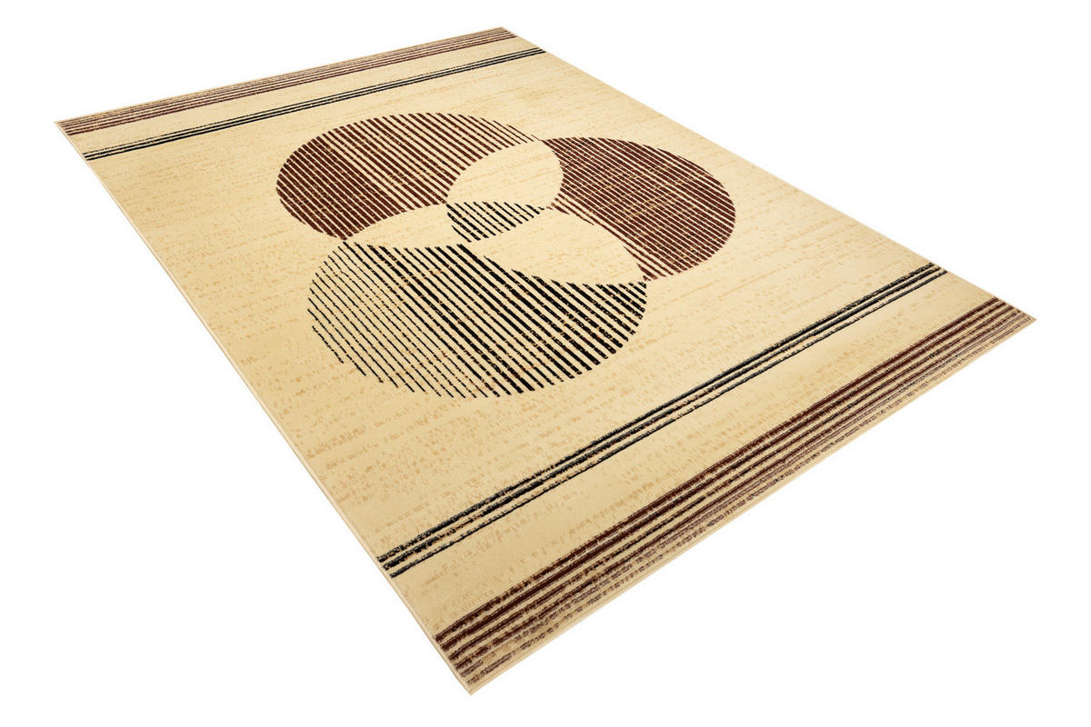 TEPPICH LUXURY Creme Geometrisch 300/400 cm - Creme, Textil (300/400cm) - Tapiso