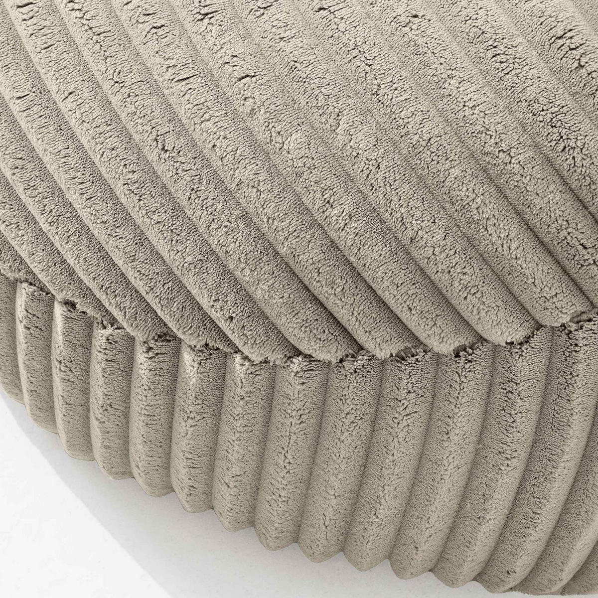 SITZSACK COSMO II aus Kordstoff, Beige - Beige, Textil (85/80/85cm) - KONSIMO®