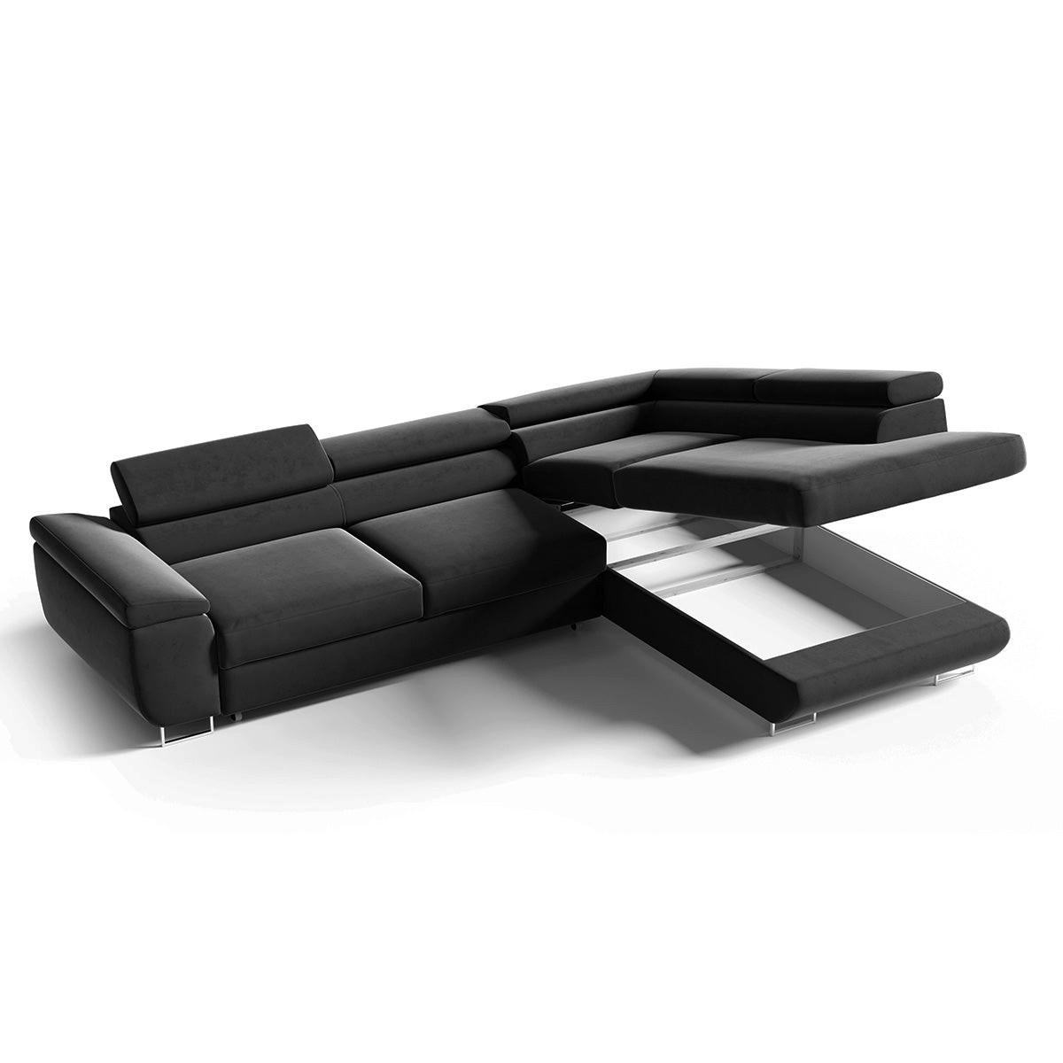 ECKSOFA Lyam 4 Sitzplätze Tannengrün - Grün, Holzwerkstoff (271/201cm) - Petits-meubles