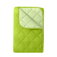 KINDER-SOMMERBETT Steppbett hellgrün - Grün, Textil (135/200cm) - wometo