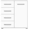 KOMMODE - Highboard IRYS MINI (Weiß) - Weiß, Holzwerkstoff (90/95/45cm) - Möblo