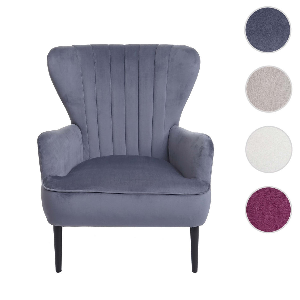 LOUNGE-SESSEL Grau - Grau, Textil (75/87/75cm) - MCW