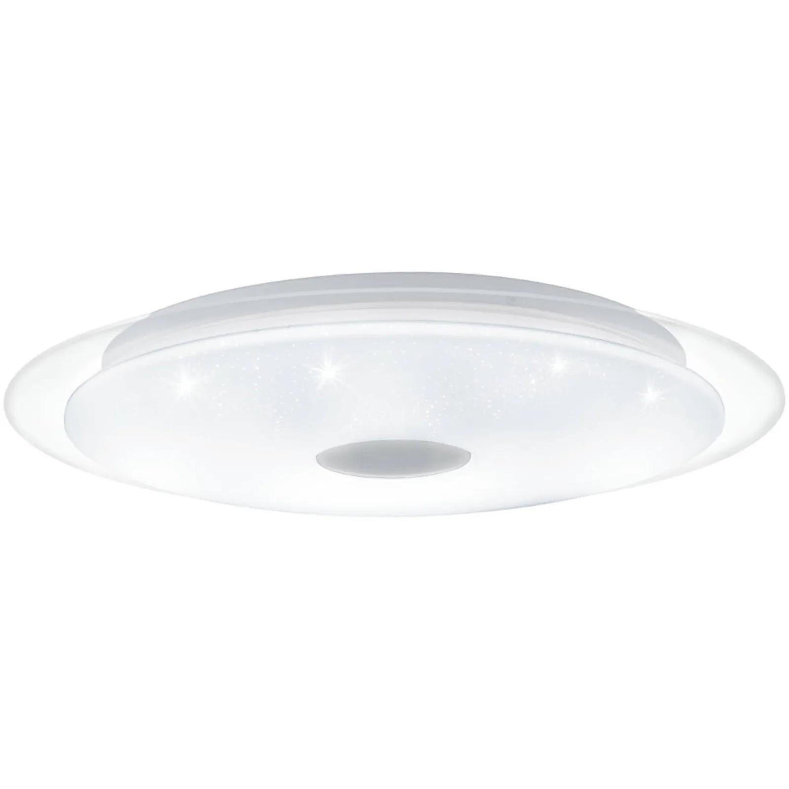 DECKENLEUCHTE LANCIANO 1 Weiß - Transparent/Weiß, Kunststoff (28/28/8cm) - Eglo