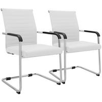 SCHWINGSTUHL 2 Metall Weiß - Weiß, Metall (55/90/62cm) - CLP