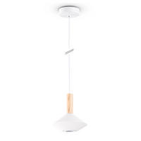 PENDELLEUCHTE Mora L - Weiß, Metall (17/17/17.8cm) - Paco Home