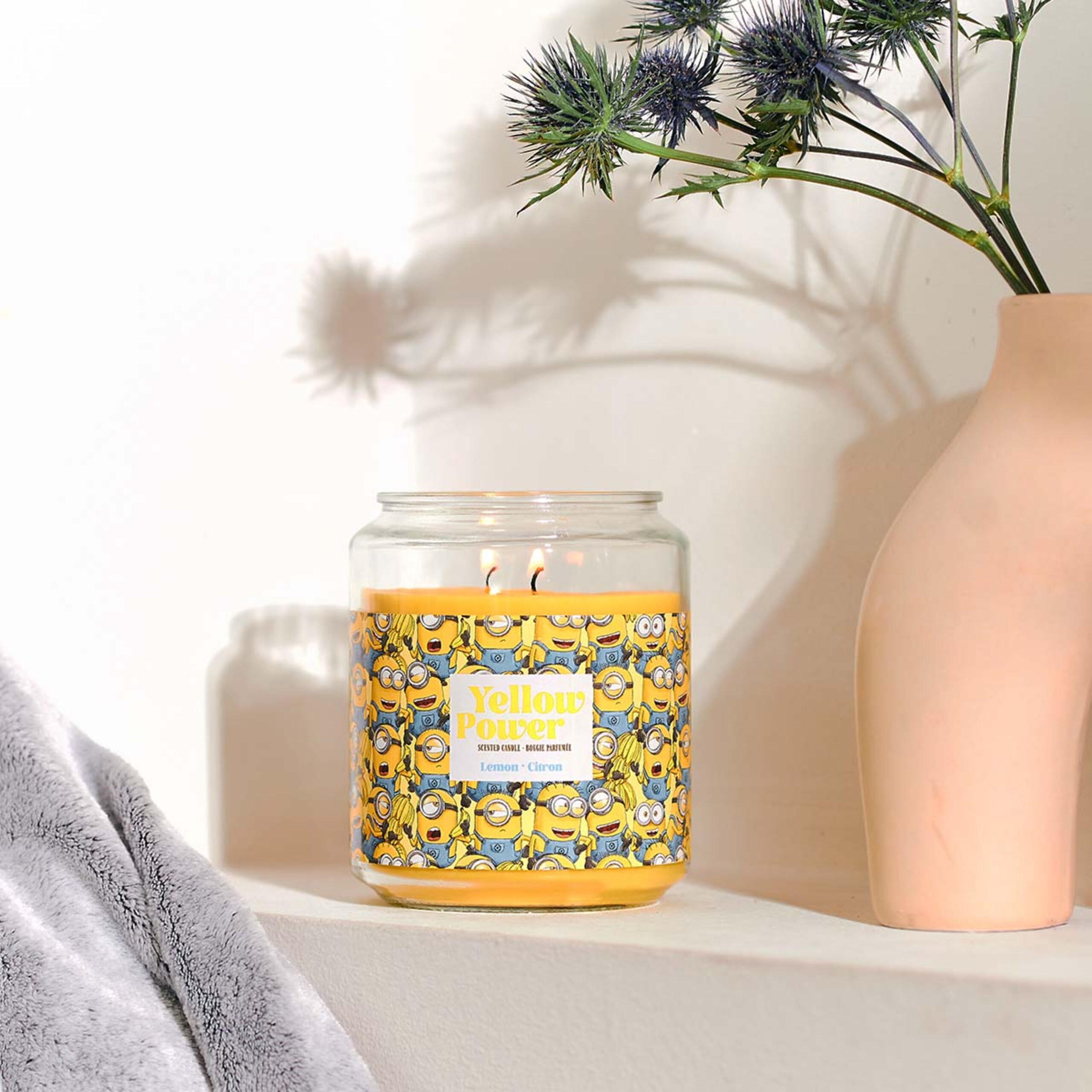 DUFTKERZE Minions - Multicolor, Glas/Naturmaterialen (12.5cm)