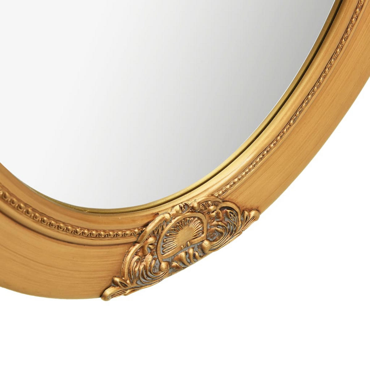 WANDSPIEGEL im Barock-Stil 50x60 cm Golden - Goldfarben, Holz (60/60/50cm) - furnicato