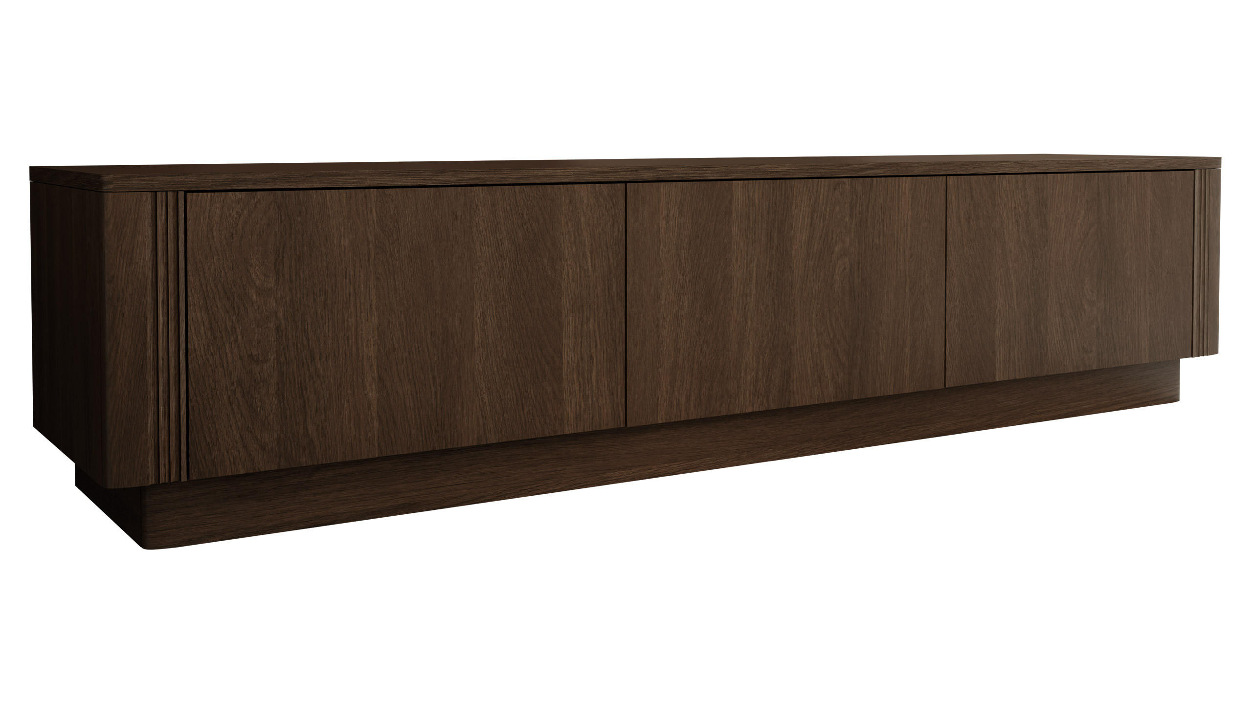 Mirjan24 Tv-Schrank Dunkelbraun 180x41x40 cm