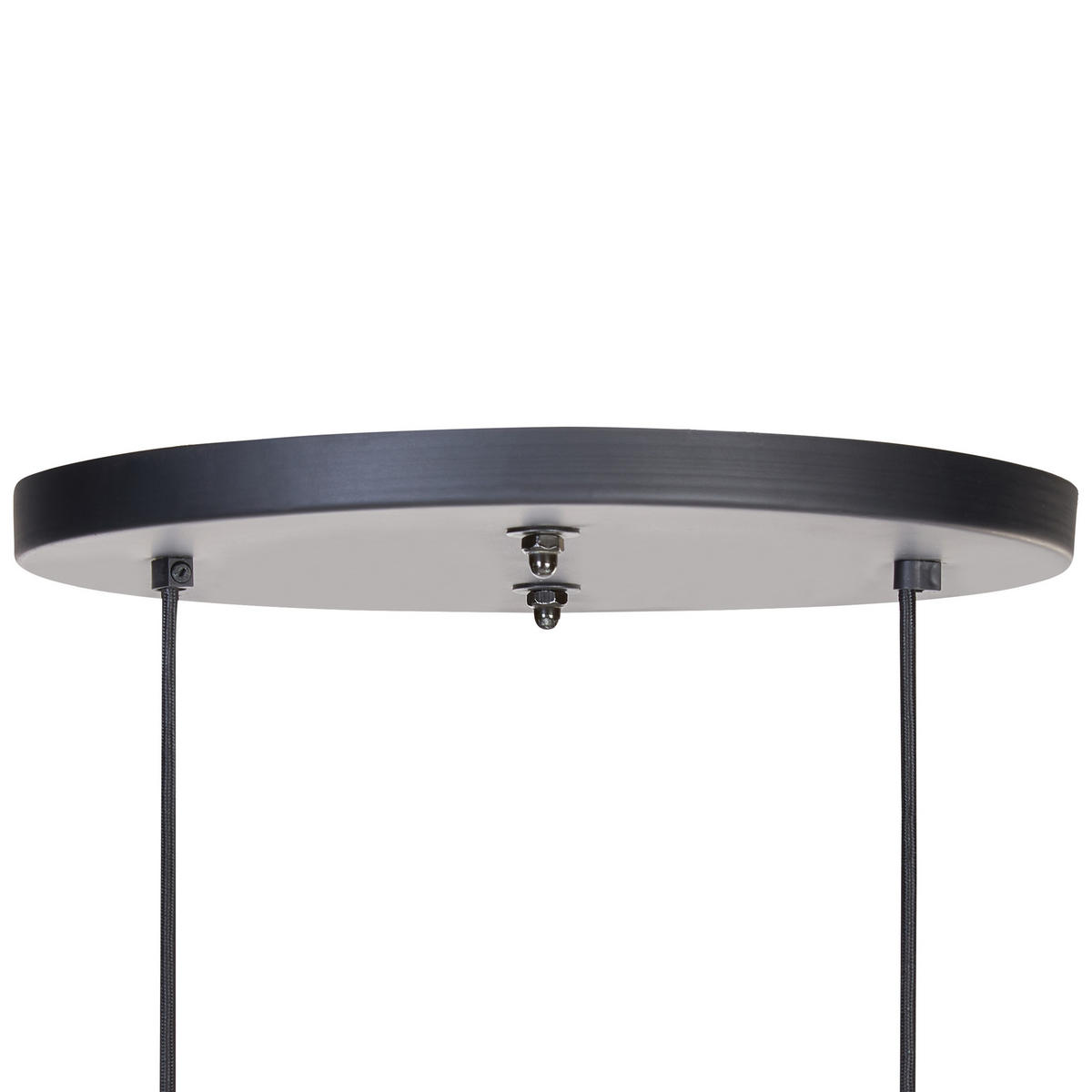 HÄNGELEUCHTE Bagmati 36/36/150 cm - Schwarz, Holz (36/36/150cm) - Beliani