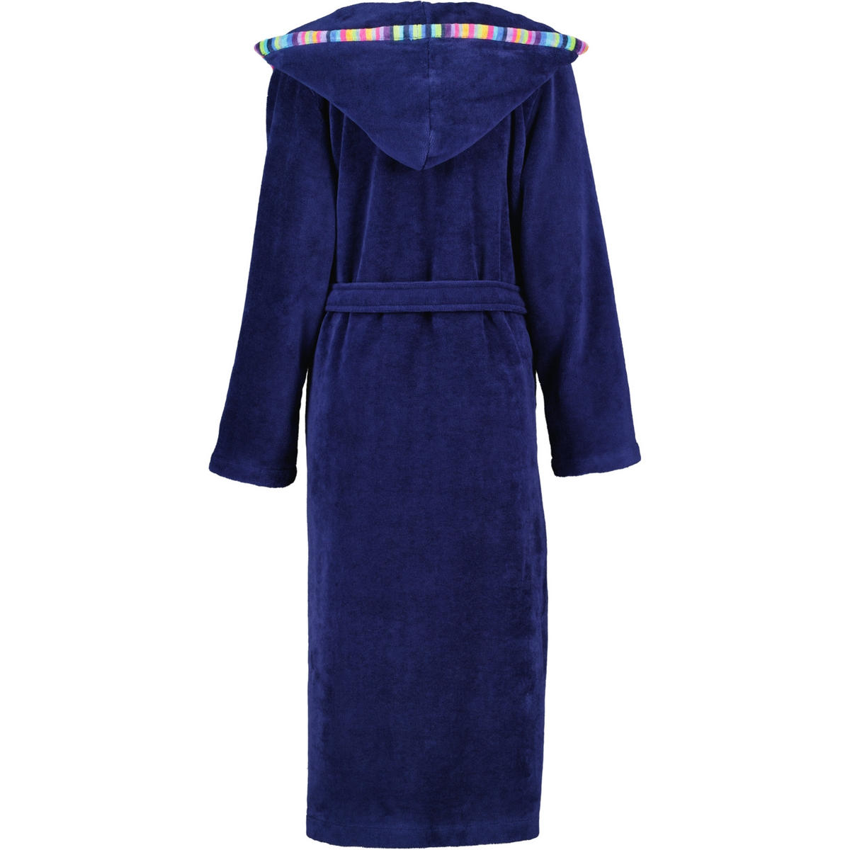 BADEMANTEL DAMEN KAPUZE KAPUZE 840 MARINE - 11 - Blau, Textil (XLnull) - Cawoe